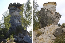 Na Českolipsku se rozpadá zřícenina hradu Jestřebí.
