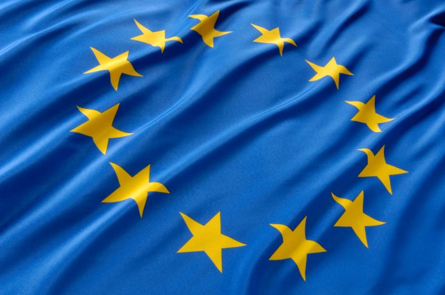 Neoficiální vlajka EU.