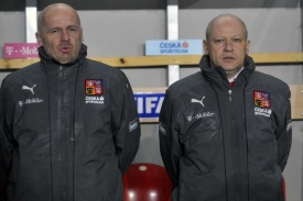 Ivan Hašek (vpravo), Michal Bílek. Bývalý a budoucí kouč nároďáku?