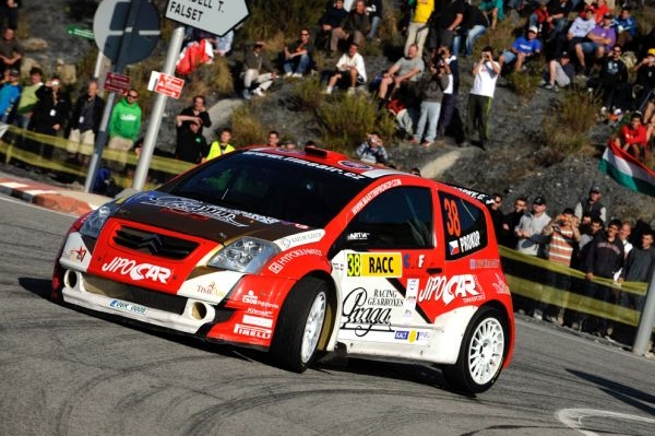 Martin Prokop za volantem Citroënu C2 S1600.