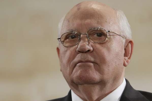 Sovětský prezident ve výslužbě Michail Gorbačov.
