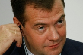 Ruský prezident Dmitrij Medveděv.
