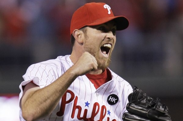 Brad Lidge z týmu Philadelphie Phillies. Brad Lidge z týmu Philadelphie Phillies.