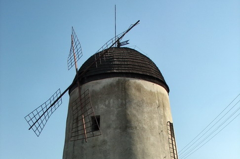 Větrný mlýn.
