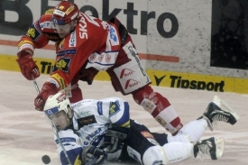 Momentka z utkání Plzeň vs. Slavia.