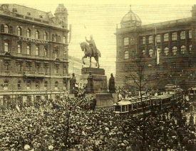 28. ř&iacute;jen 1918 v Praze.