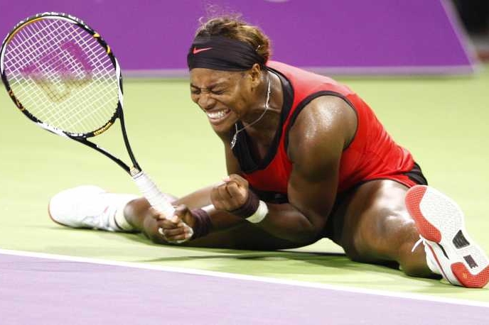 Americká tenistka Serena Williamsová.