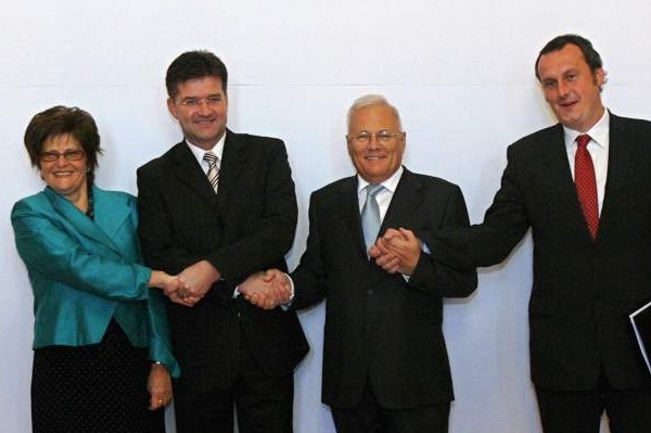 Ministři zahraničí zemí &quot;Visegrádské čtyřky&quot;, ilustrační foto.