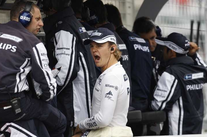Nico Rosberg, už jen chvíli pilot stáje Williams. Nico Rosberg, už jen chvíli pilot stáje Williams.