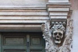 Kostel Santa Maria dell'Orazione e Morte (modlitby a smrti), detail.