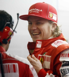 Finský pilot KImi Räikkönen.