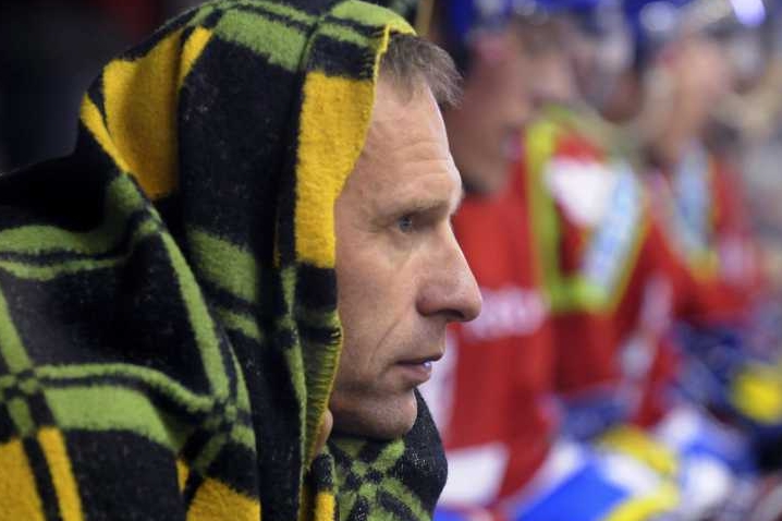 Dominik Hašek, gólman hokejistů Pardubic.