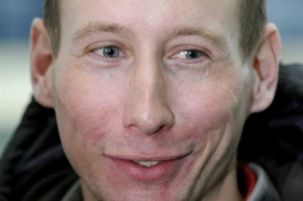 Běžec na lyž&iacute;ch Luk&aacute;&scaron; Bauer.