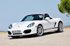 Boxster Spyder je nejlehčím sériovým porsche současnosti.