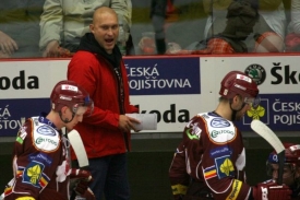 David Volek na lavičce pražské Sparty.