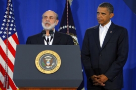 Prezident Barack Obama i šéf Fedu Ben Bernanke mají stále co řešit.