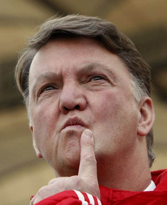 Trenér Van Gaal má o čem přemýšlet. 