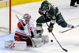 Gólman hokejistů Caroliny Cam Ward.