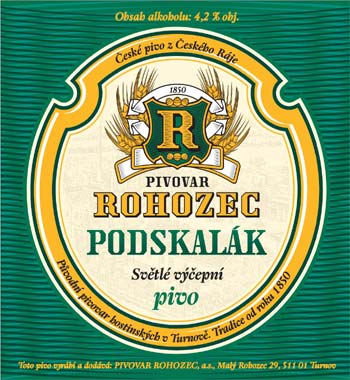 Desítkou roku je světlé výčepní pivo Podskalák z Pivovaru Rohozec.