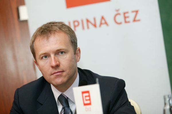 Šéf ČEZ Martin Roman.  