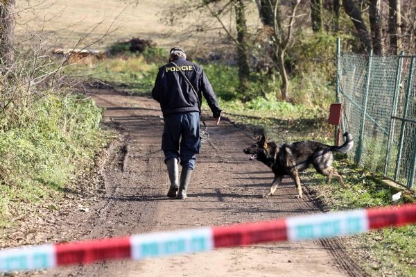 Policisté a psovodi pátrali na místě, kde Tauchen zemřel.