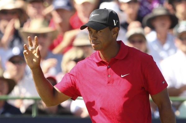 Tiger Woods poprvé triumfoval v Austrálii. Tiger Woods poprvé triumfoval v Austrálii.