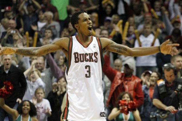 Brandon Jennings si umí užít momenty slávy.