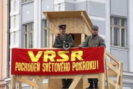 Totalitní městečko v Ostravě vyrostlo na Masarykově náměstí.