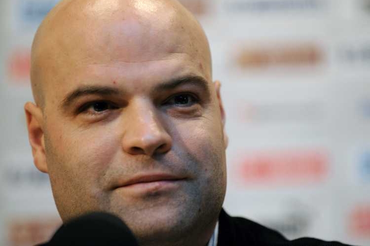 Trenér fotbalové reprezentace do 21 let Jakub Dovalil. Trenér fotbalové reprezentace do 21 let Jakub Dovalil.