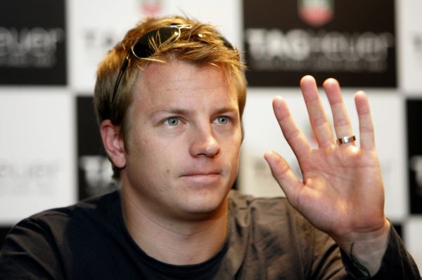 Finský pilot formule 1 Kimi Räikkönen. 