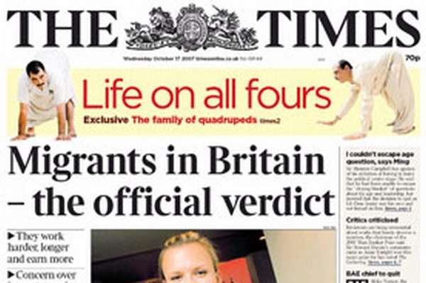 The Times ruší bezplatný web.