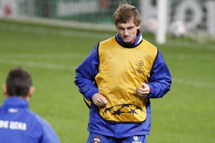 Tomáš Necid, útočník fotbalistů CSKA Moskva.