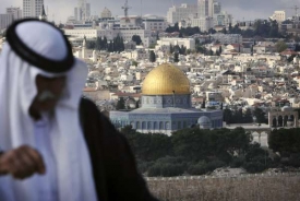 Palestinec ve Starém městě v Jeruzalému.