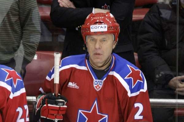 Vjačeslav Fetisov v dresu CSKA Moskva.