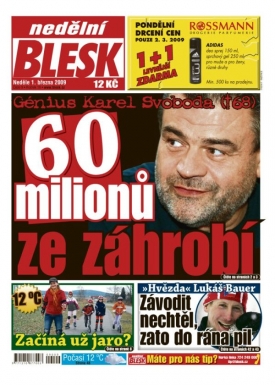 Blesk je v prodeji inzerce třetí nejúspěšnější.
