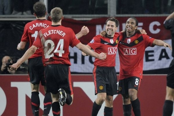 Fotbalisté Manchesteru United.