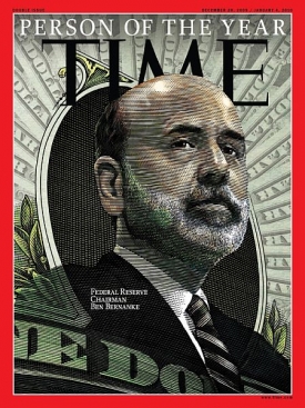 Ben Bernanke je osobností roku časopisu Time.