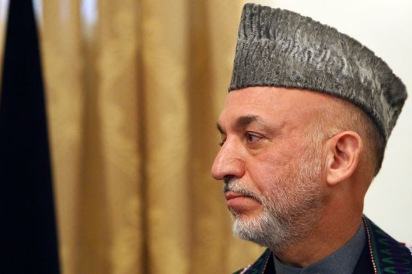 Afghánský prezident Hámid Karzáí.