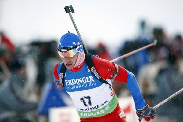 Biatlonista Michal Šlesingr.