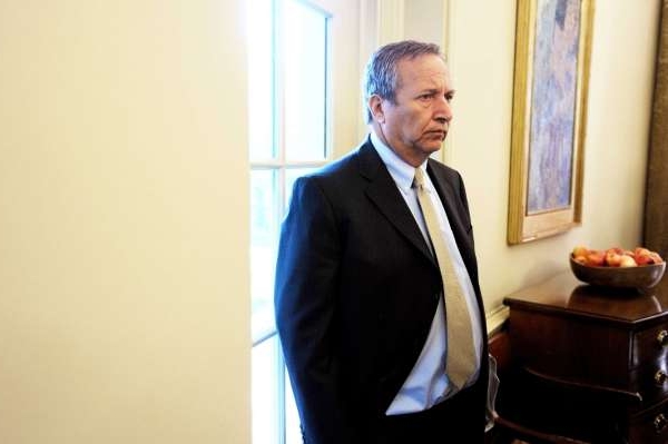 Bývalý šéf Harvardu a nynější Obamův poradce Larry Summers.