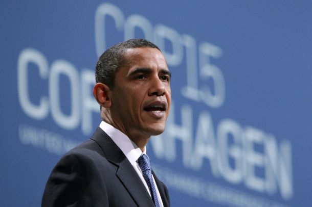 Americký prezident Barack Obama v Kodani.