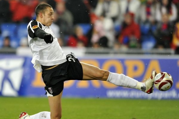 Gólový střelec Fulhamu Bobby Zamora.