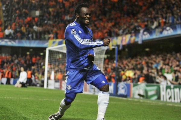 Michael Essien z Chelsea.