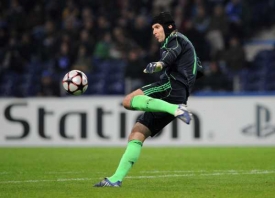 Brankář londýnské Chelsea Petr Čech.