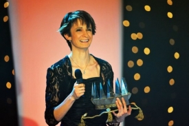 Martina Sáblíková netradičně ve večerní róbě.