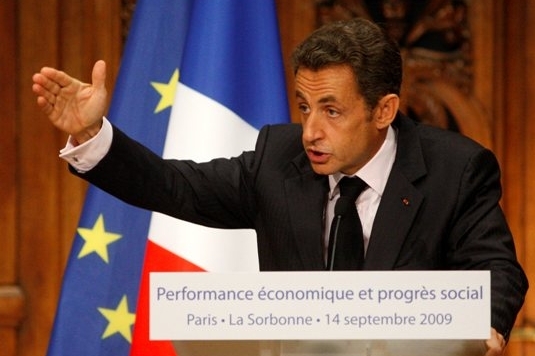 Prezident Sarkozy rád mluví (ilustrační foto). 