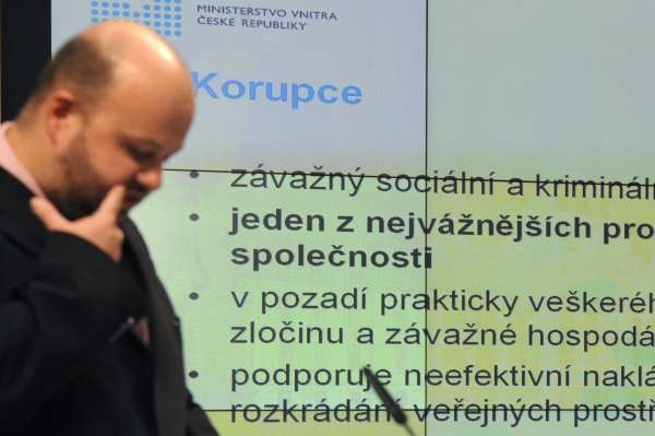 Ministr vnitra Martin Pecina.