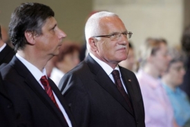 Fischer a Klaus. Na schůzce v lednu už budou na stole vážná témata.