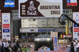 Start Rallye Dakar v Buenos Aires (ilustračn&iacute; foto).