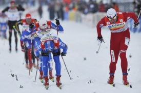 Finiš Tour de Ski v Oberhofu.